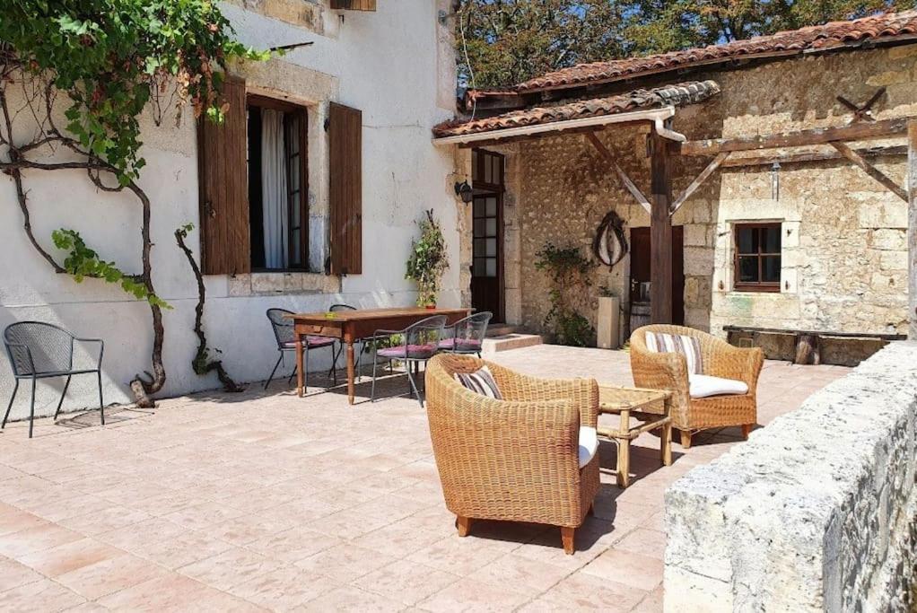 French Farmhouse Retreat With Pool & Superb Views. Blanzac  Exterior foto